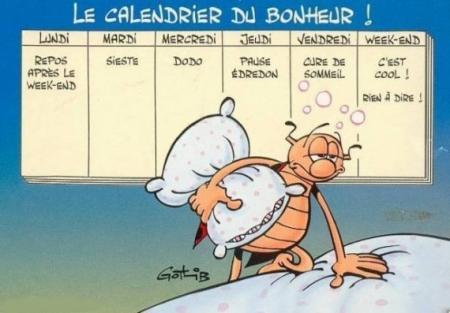 Voil� une semaine bien surcharg�e !