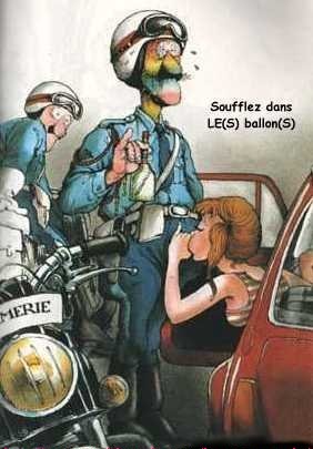 L'alcootest est un moment d�licat !