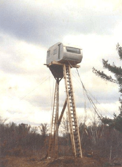 Envie d'une cabane haut perch�e !