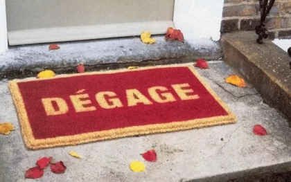 R�fl�chissez � deux fois avant de frapper � cette porte !