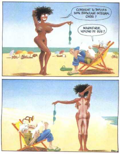 M�fiez-vous des marques de bronzage