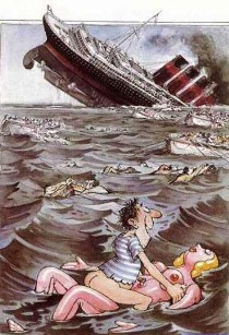 Ce survivant du Titanic �tait au bon moment et au bon endroit, ce qui lui � permis de sauver sa peau !
