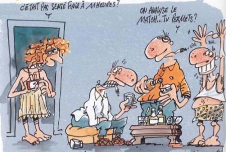 Interminable soir�e foot !