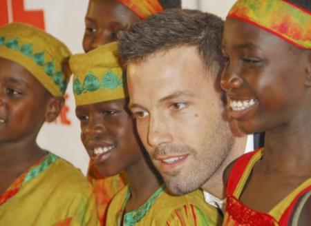 Ben Affleck visite des camps de r�fugi�s dans l�est du Congo-Kinshasa !