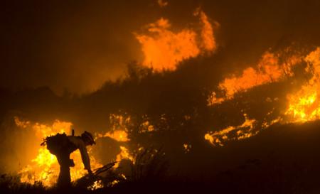 La Californie en proie � des violents incendies !