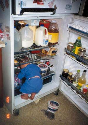 Petite vir�e nocturne dans le frigo !